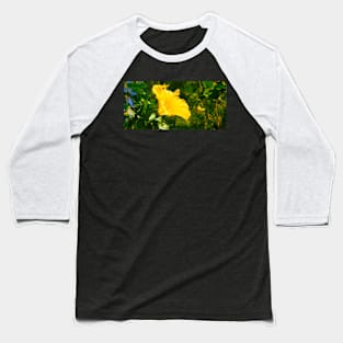 Yellow Hibiscus Baseball T-Shirt